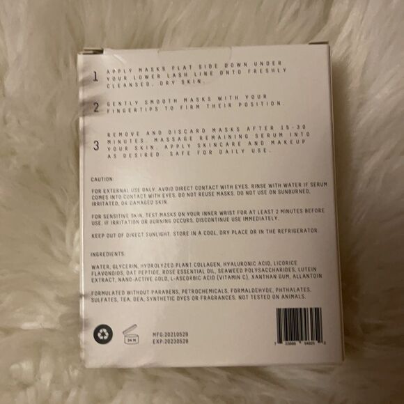 Beautology Lab 24K Gold Collagen Eye Masks 12 Pairs New in Box - Picture 5 of 10